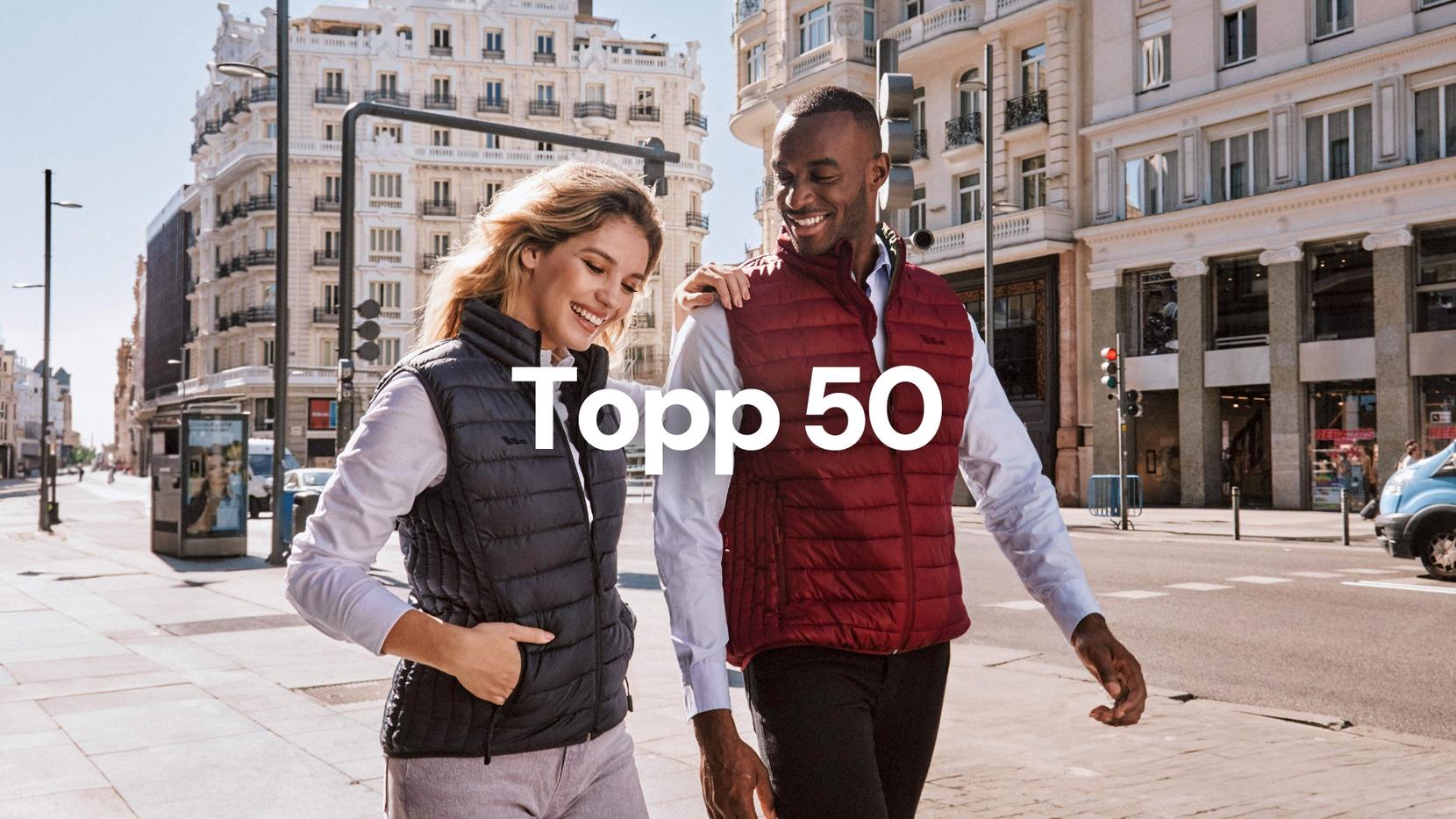 Topp 50 profilprodukter