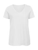 Bild på T-shirt B&C Organic Inspire V-Neck Dam