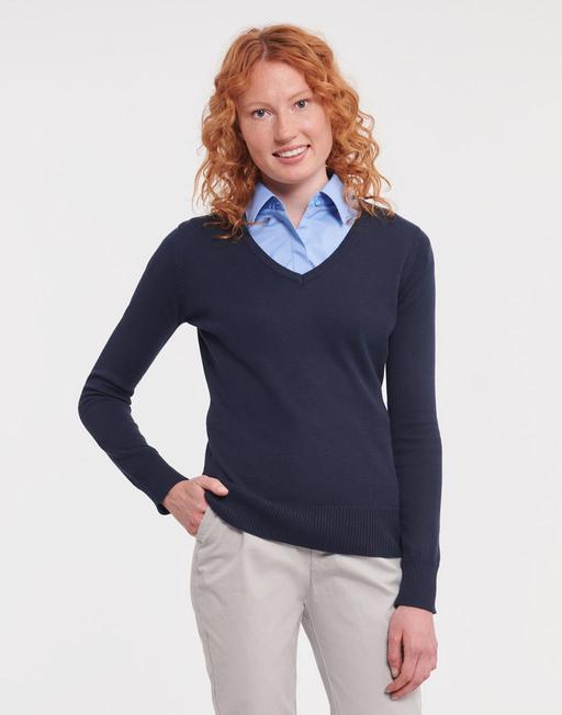 Pullover Russell V-Neck Dam