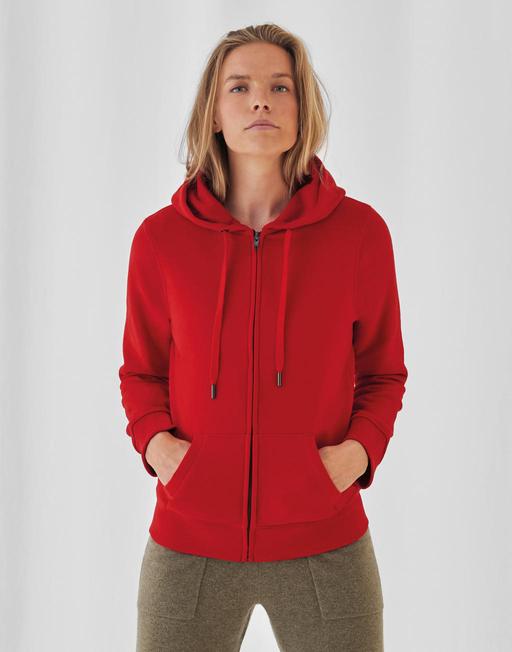 Hoodie B&C QUEEN Zip Dam