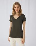 Bild på T-shirt B&C Organic Inspire V-Neck Dam