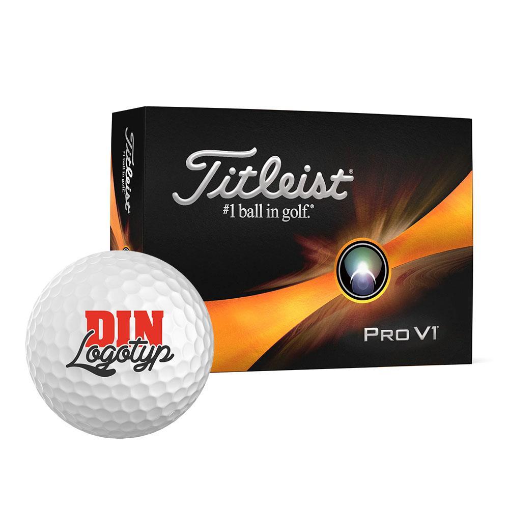 Golfboll Titleist Pro V1 med egen logotyp