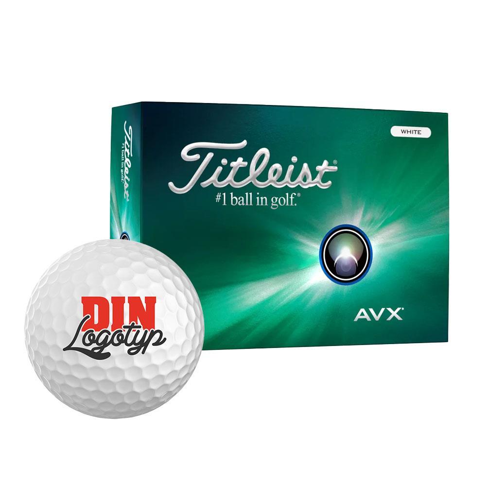 Golfboll Titleist AVX med egen logotyp