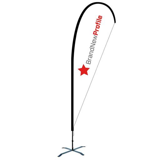 Beachflagga DROPPEN Lagre 485cm